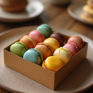 Woosteri Développement - 
Boite de 12 macarons  