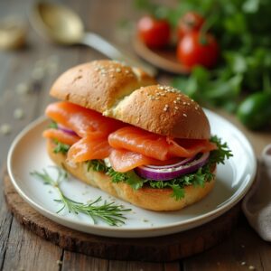 Woosteri Développement - 
Brioché Saumon  